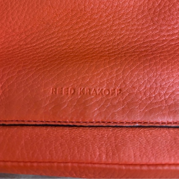 Reed Krakoff Soft Boxer Tote – Coral Leather Bag - Picture 8 of 13
